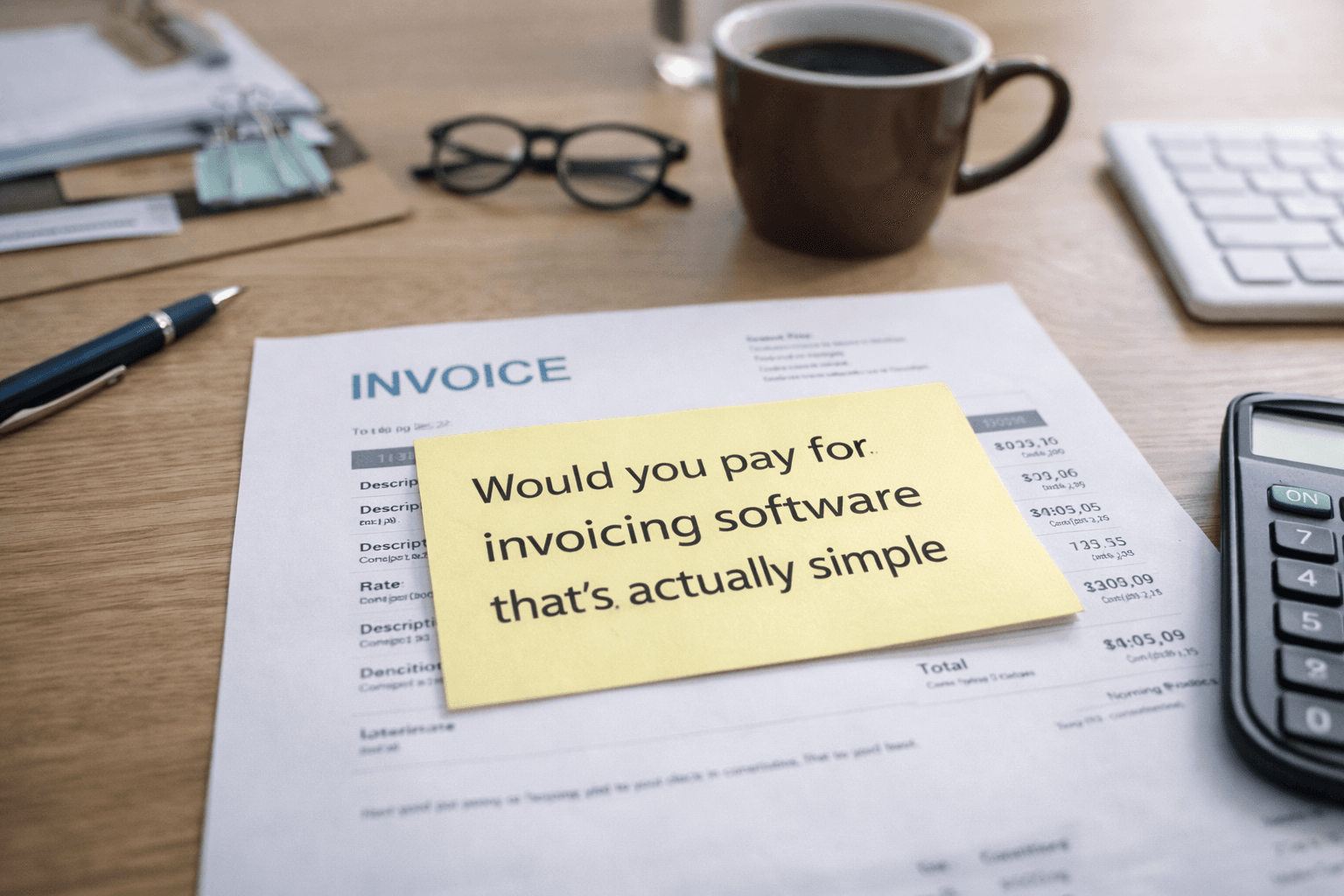 Would You Pay For Invoicing Software That Is Actually Simple
